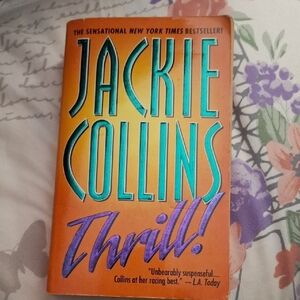 Jackie Collins 'Thrill!' Book - Vibrant Cover